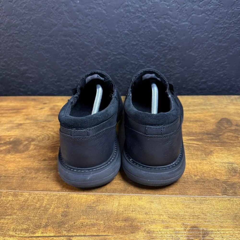 Merrell World Legend 2 J94005 Black Leather Slip On‎ Loafers Mens 12